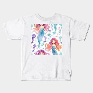 Mermaids Pattern 7 Kids T-Shirt